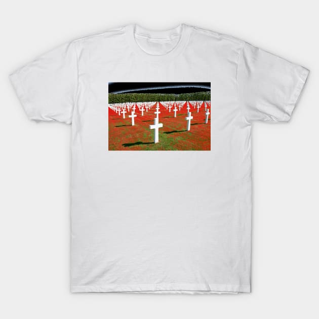 Military cemetery T-Shirt by Wolf Art / Swiss Artwork Photography